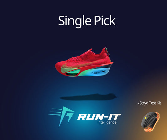 Run-It Single Pick + Stryd test kit